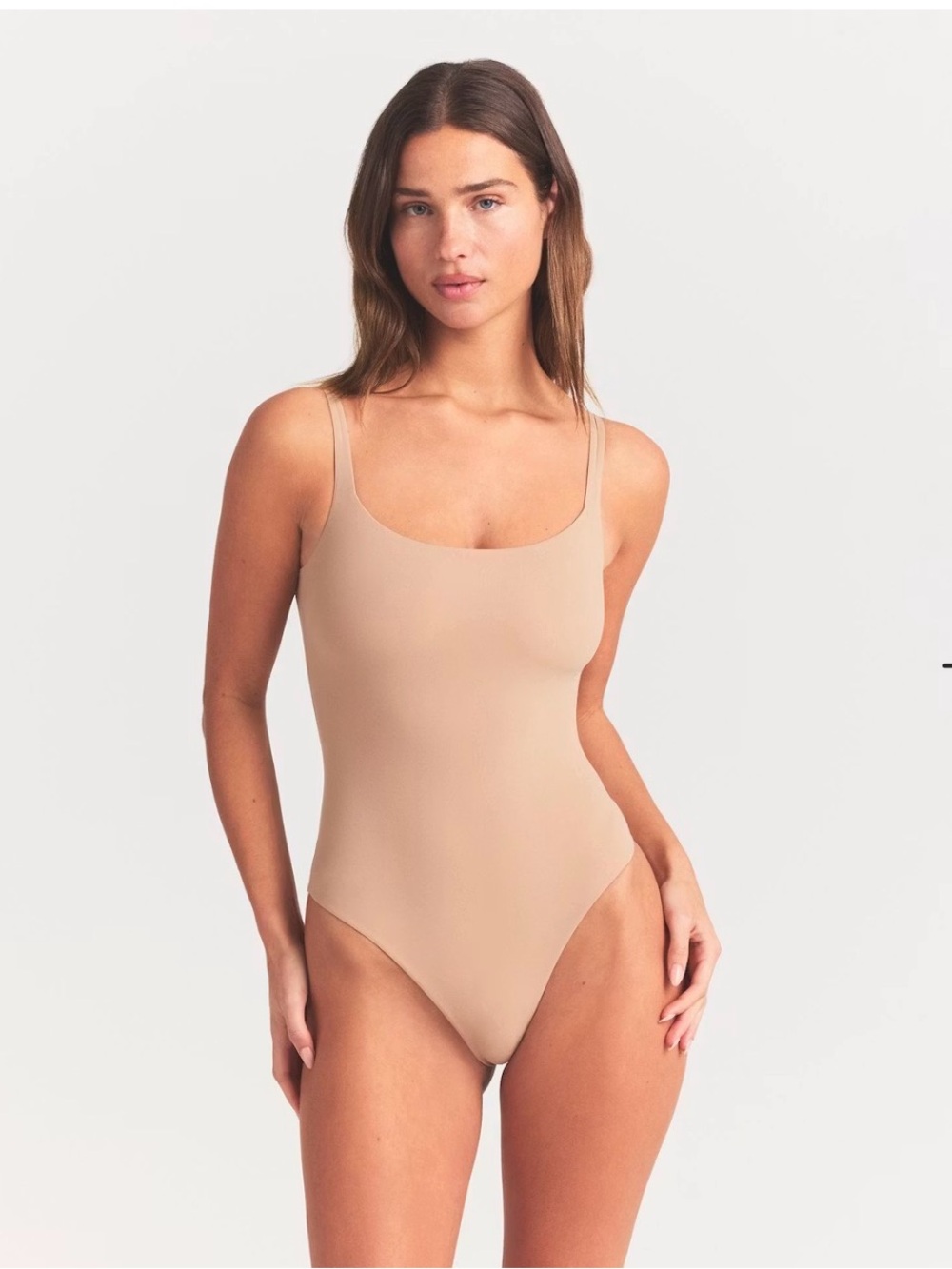 SKIMS FITS EVERYBODY ADAPTIVE BODYSUIT STYLE: BD-THG-3132 COLOR: CLAY SIZE: XL - Picture 1 of 2